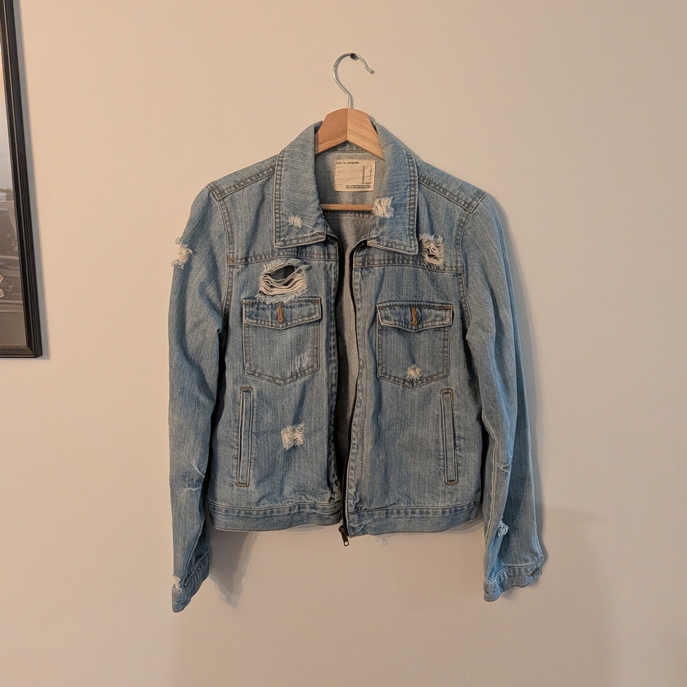 Zara Light Blue Denim Jacket